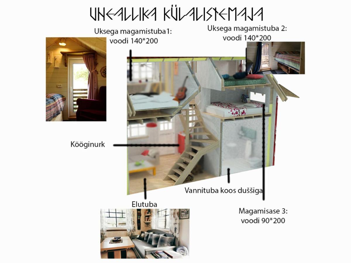 Uneallika Puhkemaja-Kuelalistemaja Pae Esterno foto
